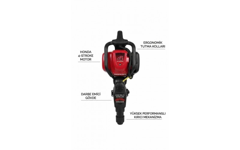 HONDA GXH35 MOTORLU HİLTİ KIRICI DELİCİ 4 ZAMANLI HONDA GXH35 MOTORLU HİLTİ KIRICI DELİCİ 4 ZAMANLI